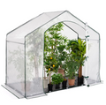 Serre d'hiver en forme de maison pour balcon et terrasse